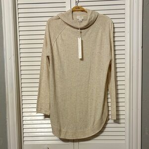 NWT Caslon Cream Cowl Neck Sweater